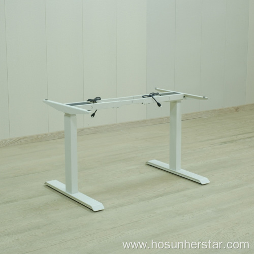 Double motor three desk stand